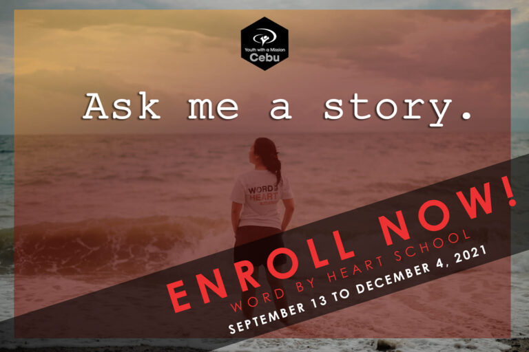 Upcoming Schools (DTS and Second Level) in YWAM Philippines (September to December 2021)